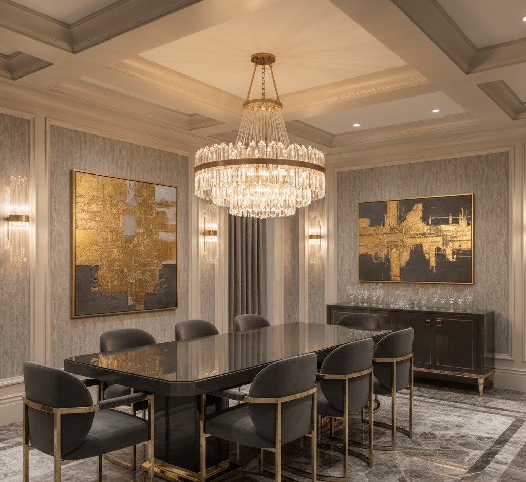 Luxury residential lighting installation